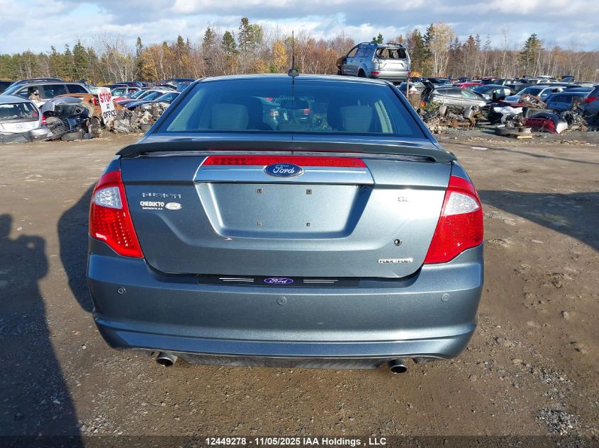 2011 Ford Fusion Sel VIN: 3FAHP0JGXBR346401 Lot: 12449278