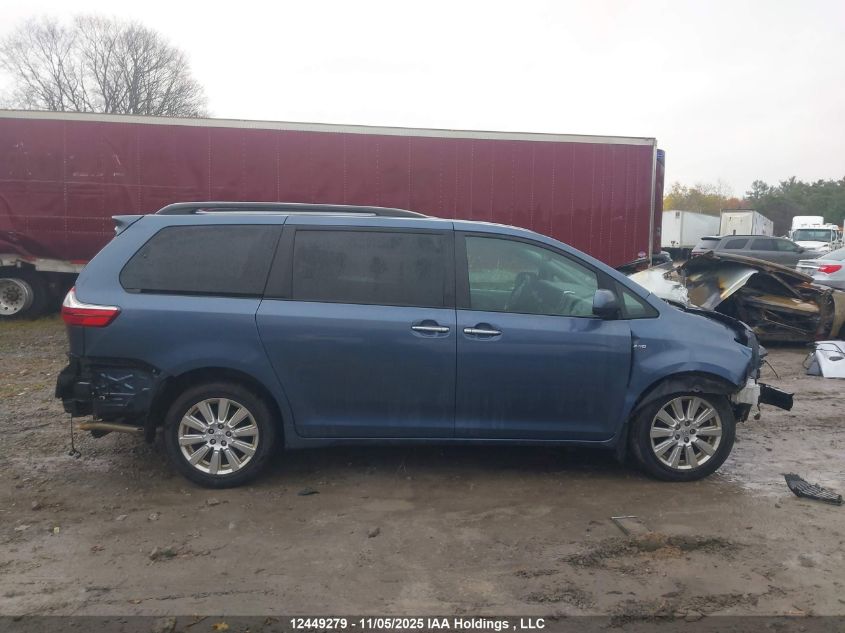 2017 Toyota Sienna Xle/Limited VIN: 5TDDZ3DC0HS160840 Lot: 12449279