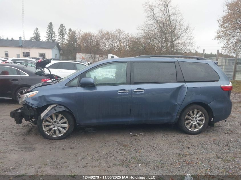 2017 Toyota Sienna Xle/Limited VIN: 5TDDZ3DC0HS160840 Lot: 12449279