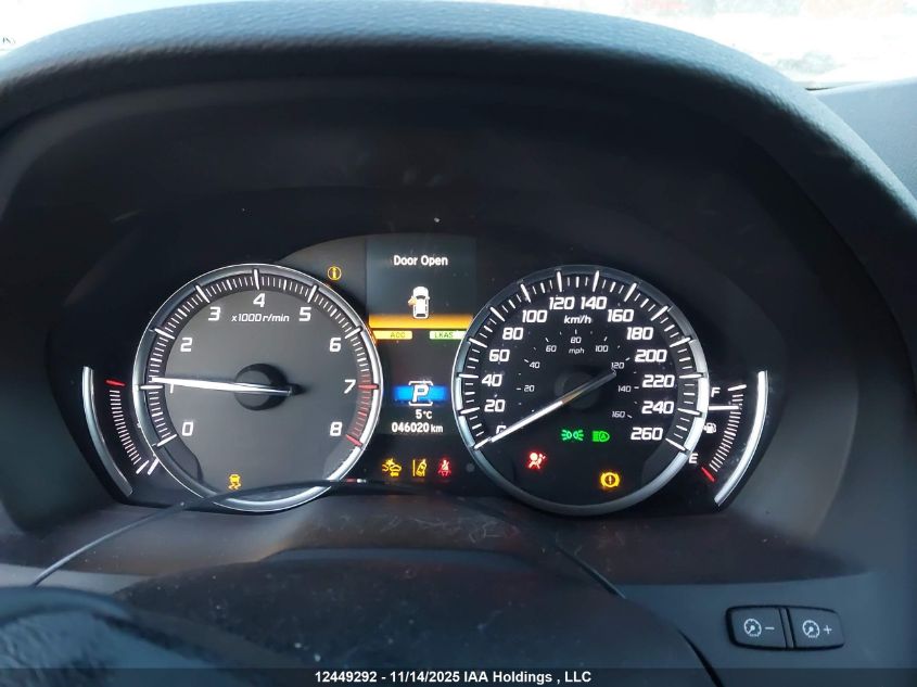 2020 Acura Mdx Advance VIN: 5J8YD4H87LL802381 Lot: 12449292