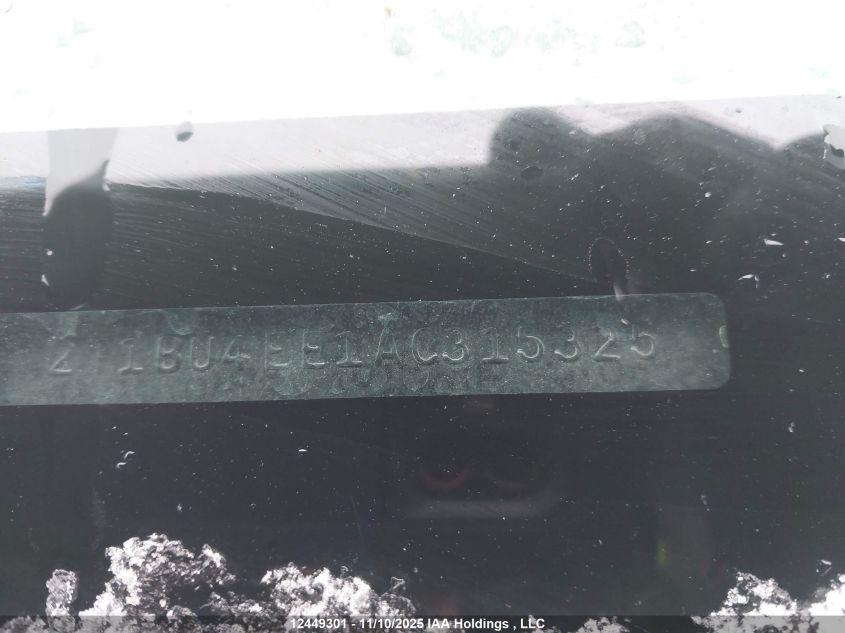 2010 Toyota Corolla VIN: 2T1BU4EE1AC315325 Lot: 12449301