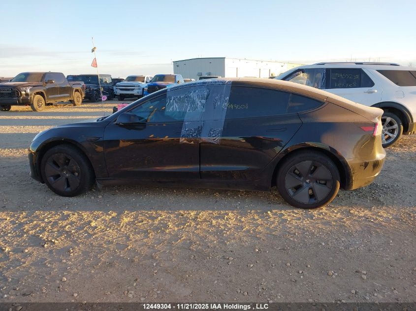 2023 Tesla Model 3 VIN: LRW3E1EB9PC924506 Lot: 12449304