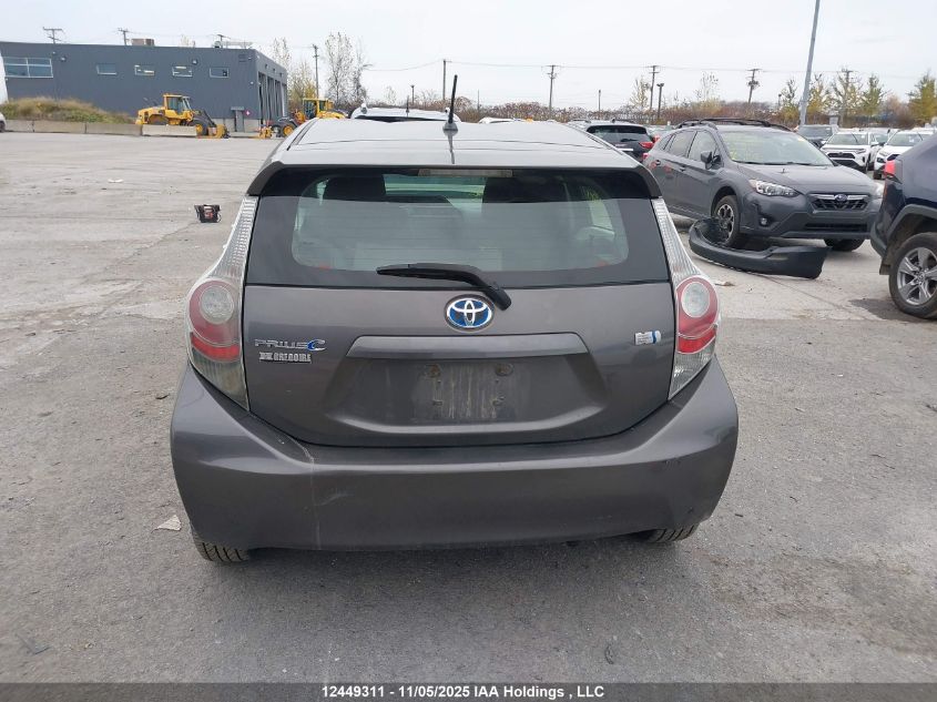 2013 Toyota Prius C VIN: JTDKDTB32D1534283 Lot: 12449311
