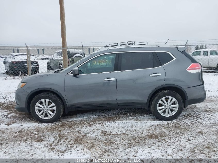 2016 Nissan Rogue S/Sl/Sv VIN: 5N1AT2MV8GC836320 Lot: 12449340