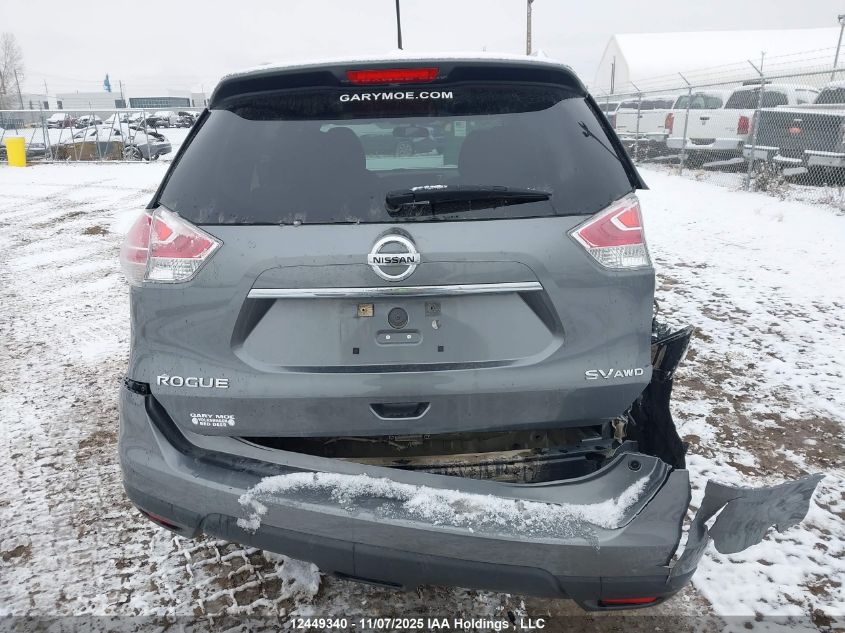 2016 Nissan Rogue S/Sl/Sv VIN: 5N1AT2MV8GC836320 Lot: 12449340