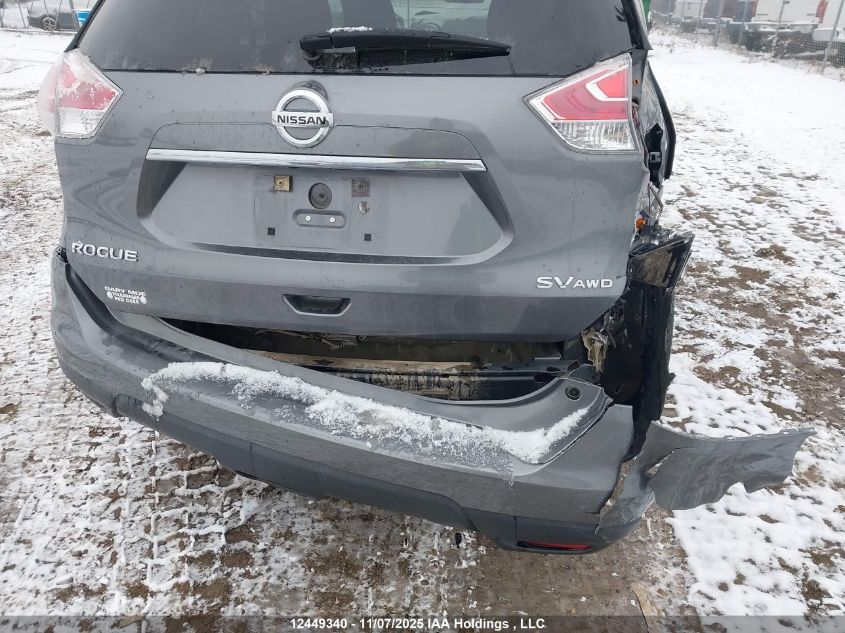 2016 Nissan Rogue S/Sl/Sv VIN: 5N1AT2MV8GC836320 Lot: 12449340