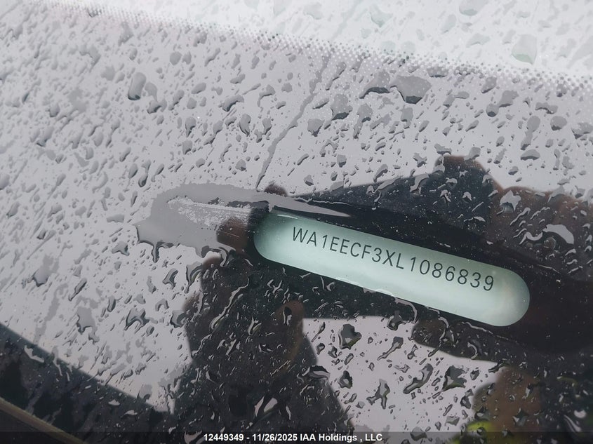 WA1EECF3XL1086839 2020 AUDI Q3 photo no. 17