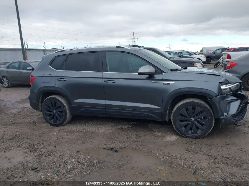 2024 Volkswagen Taos Comfortline VIN: 3VVSX7B20RM061632 Lot: 12449393