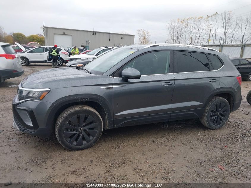 2024 Volkswagen Taos Comfortline VIN: 3VVSX7B20RM061632 Lot: 12449393