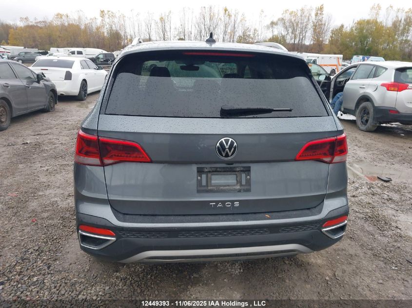 2024 Volkswagen Taos Comfortline VIN: 3VVSX7B20RM061632 Lot: 12449393