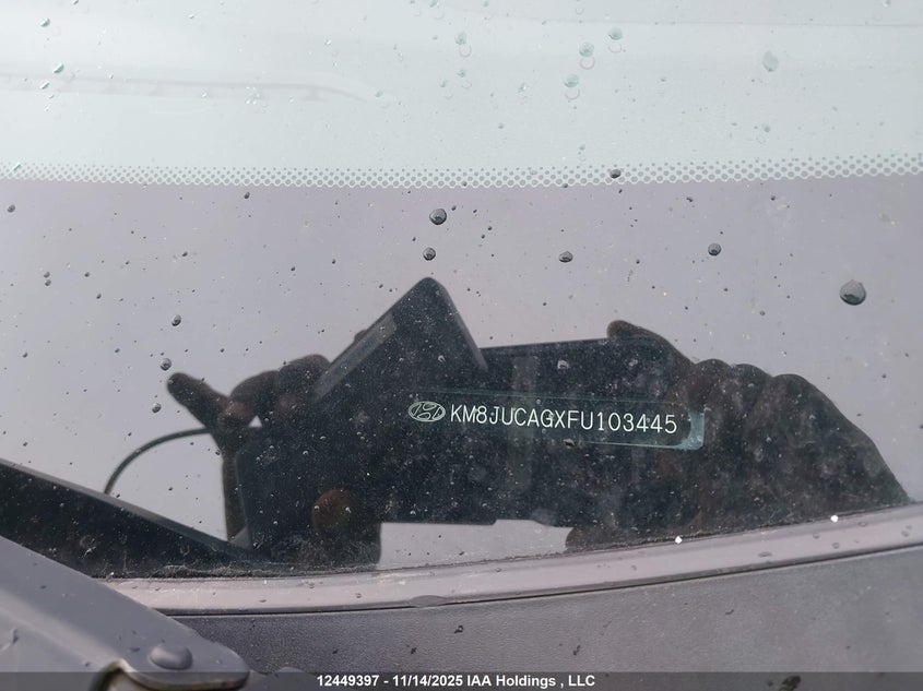 KM8JUCAGXFU103445 2015 HYUNDAI TUCSON photo no. 18
