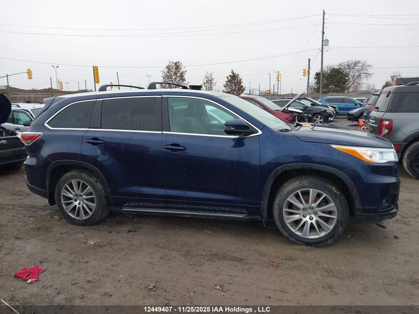 2014 Toyota Highlander Xle VIN: 5TDJKRFH4ES050744 Lot: 12449407