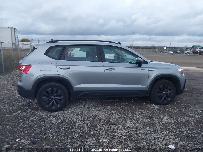 2024 Volkswagen Taos Trendline VIN: 3VVCX7B26RM062658 Lot: 12449417