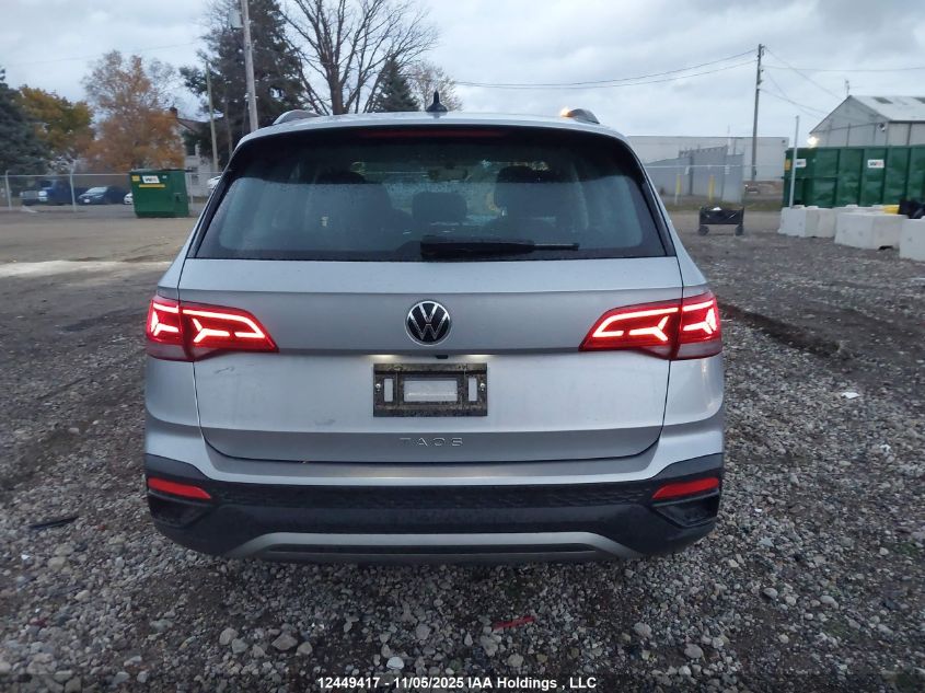 2024 Volkswagen Taos Trendline VIN: 3VVCX7B26RM062658 Lot: 12449417