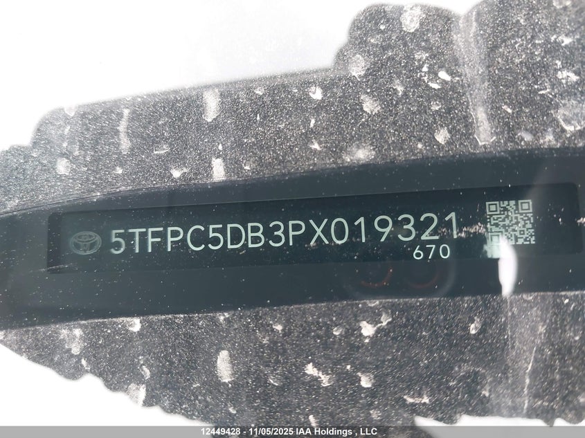 5TFPC5DB3PX019321 2023 TOYOTA TUNDRA photo no. 19