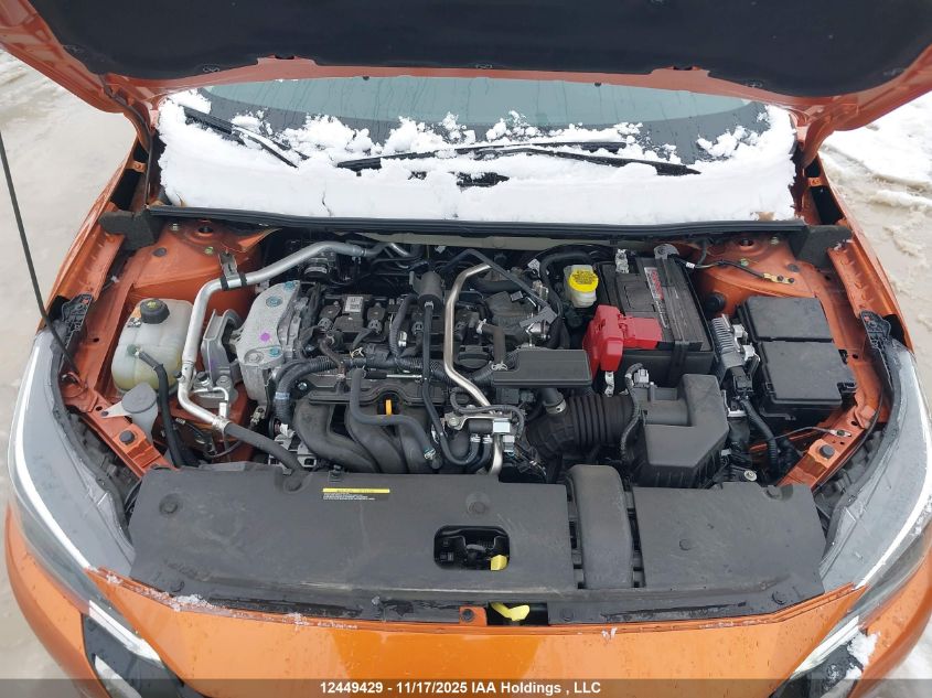 2025 Nissan Sentra Sr VIN: 3N1AB8DV1SY206734 Lot: 12449429