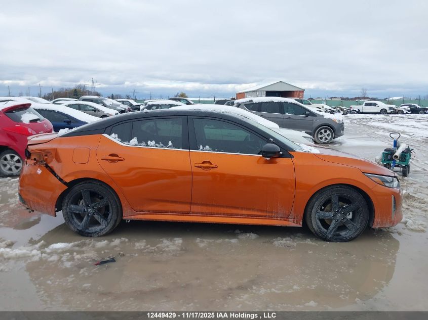 2025 Nissan Sentra Sr VIN: 3N1AB8DV1SY206734 Lot: 12449429