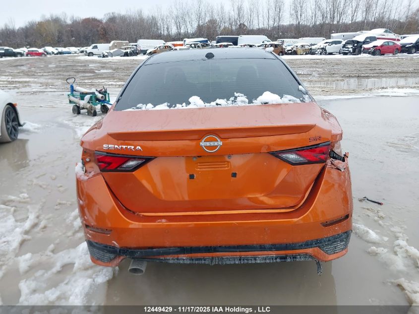 2025 Nissan Sentra Sr VIN: 3N1AB8DV1SY206734 Lot: 12449429