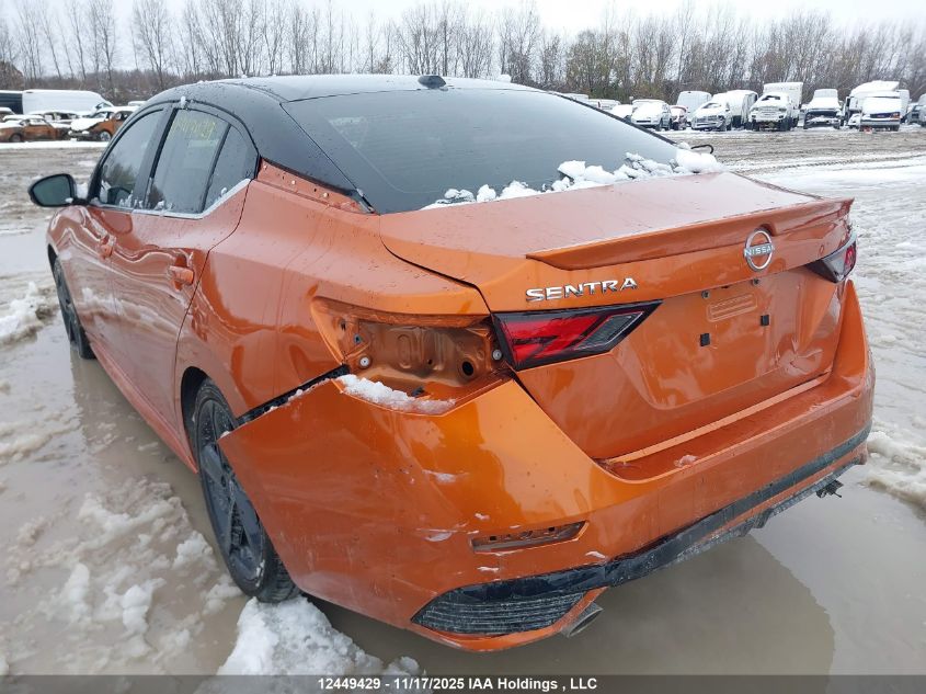 2025 Nissan Sentra Sr VIN: 3N1AB8DV1SY206734 Lot: 12449429