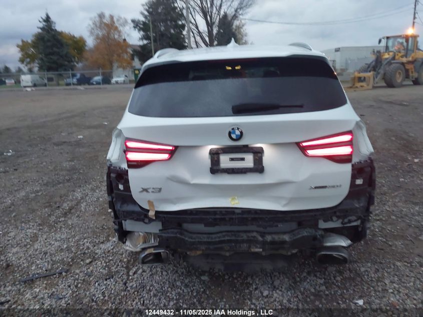 2024 BMW X3 xDrive30I VIN: 5UX53DP03R9U29327 Lot: 12449432