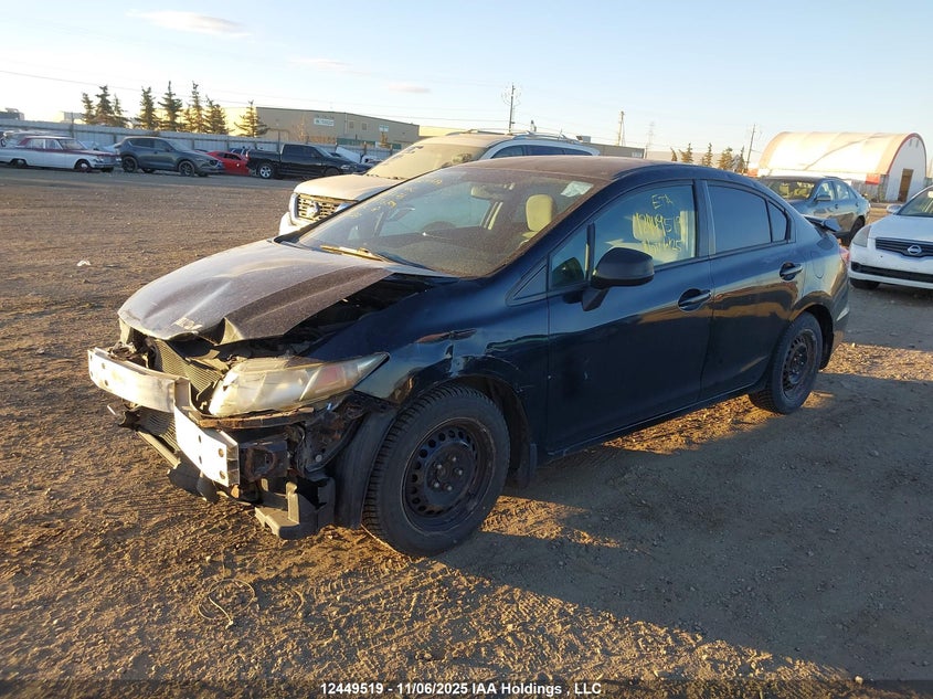 2HGFB2F44DH006476 2013 HONDA CIVIC photo no. 2