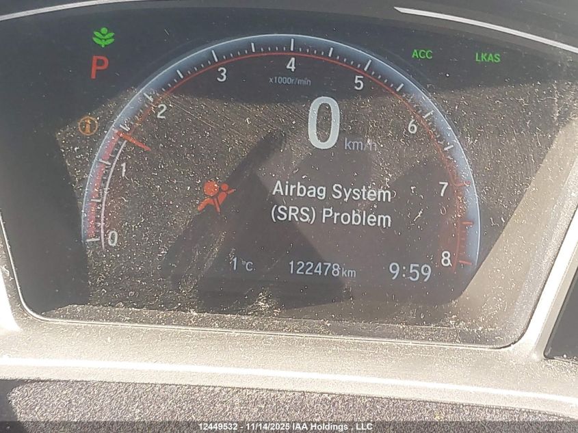 2019 Honda Civic Sport VIN: 2HGFC2F86KH017556 Lot: 12449532