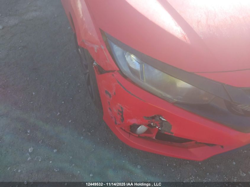 2019 Honda Civic Sport VIN: 2HGFC2F86KH017556 Lot: 12449532