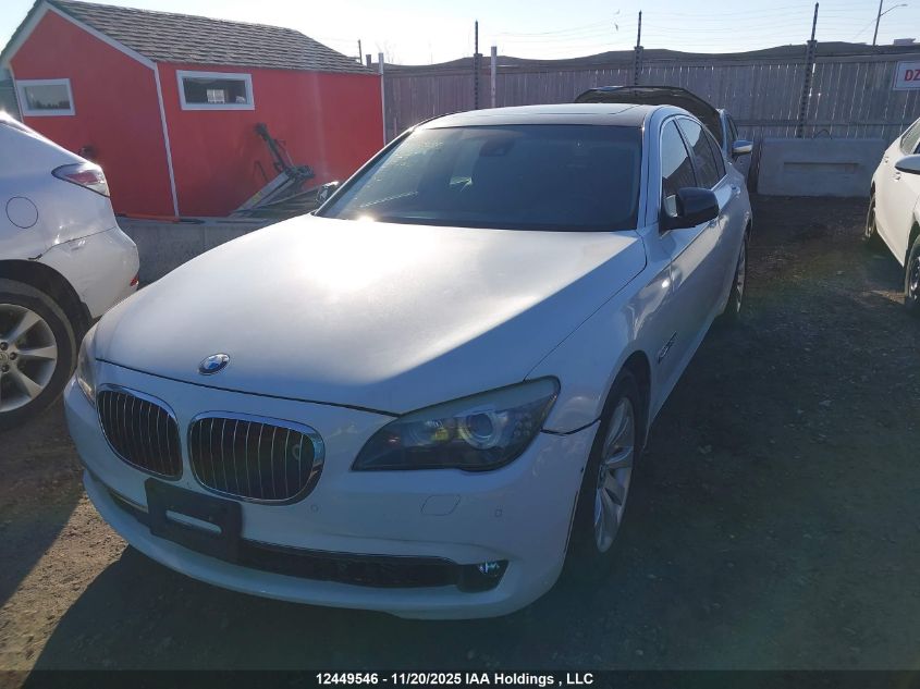 2011 BMW 750I xDrive VIN: WBAKC6C53BC394991 Lot: 12449546