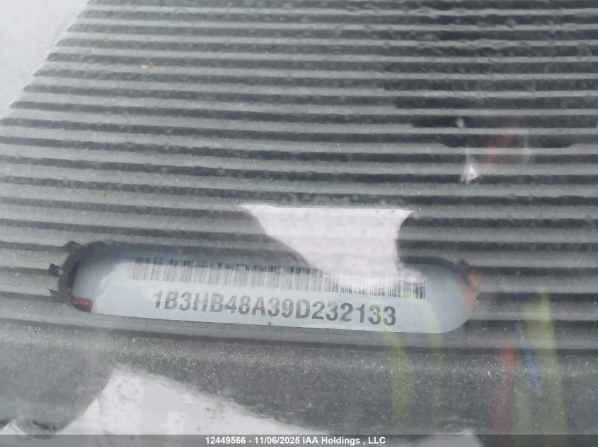 2009 Dodge Caliber Sxt VIN: 1B3HB48A39D232133 Lot: 12449566