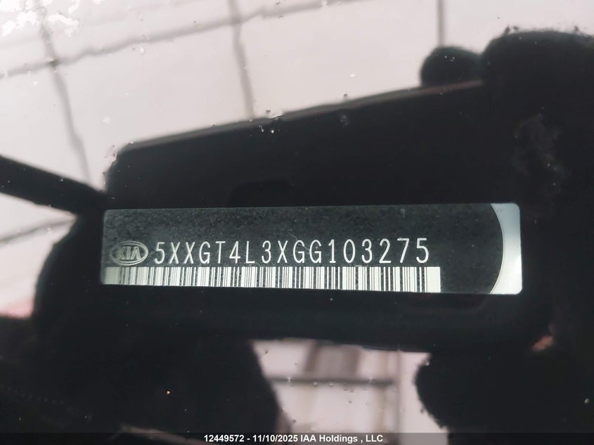 5XXGT4L3XGG103275 2016 KIA OPTIMA photo no. 18