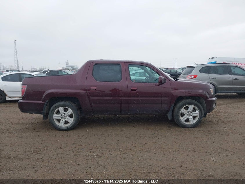 2013 Honda Ridgeline Touring VIN: 5FPYK1F59DB501375 Lot: 12449575