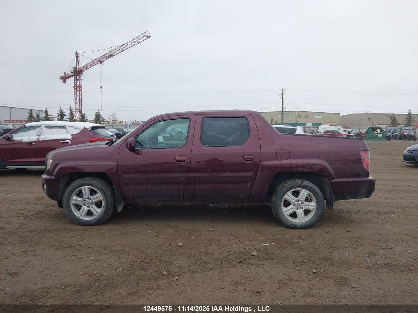 2013 Honda Ridgeline Touring VIN: 5FPYK1F59DB501375 Lot: 12449575
