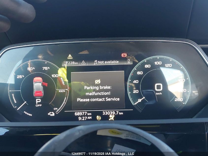 2019 Audi E-Tron Prestige VIN: WA1VAAGE7KB006423 Lot: 12449577