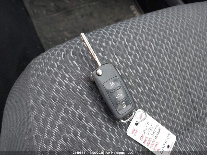 2013 Volkswagen Jetta VIN: 3VWDL7AJ2DM453576 Lot: 12449581