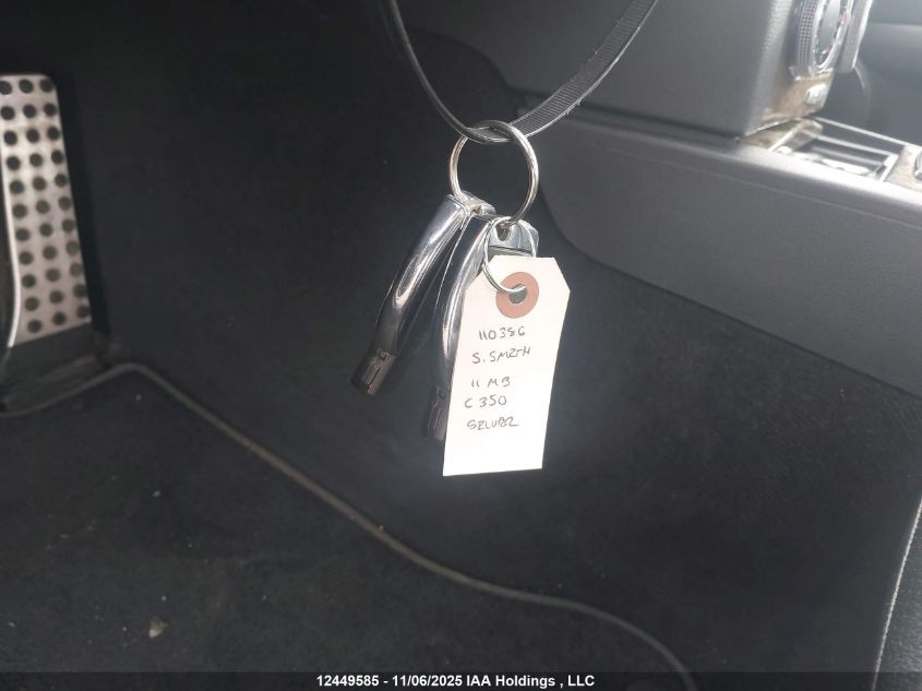 2011 Mercedes-Benz C 350 4Matic VIN: WDDGF8HB7BA510852 Lot: 12449585