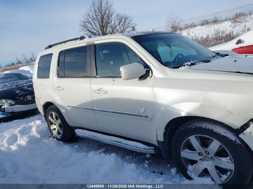 2013 Honda Pilot Touring VIN: 5FNYF4H92DB503189 Lot: 12449595