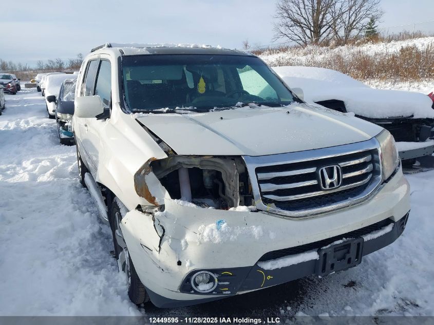 2013 Honda Pilot Touring VIN: 5FNYF4H92DB503189 Lot: 12449595