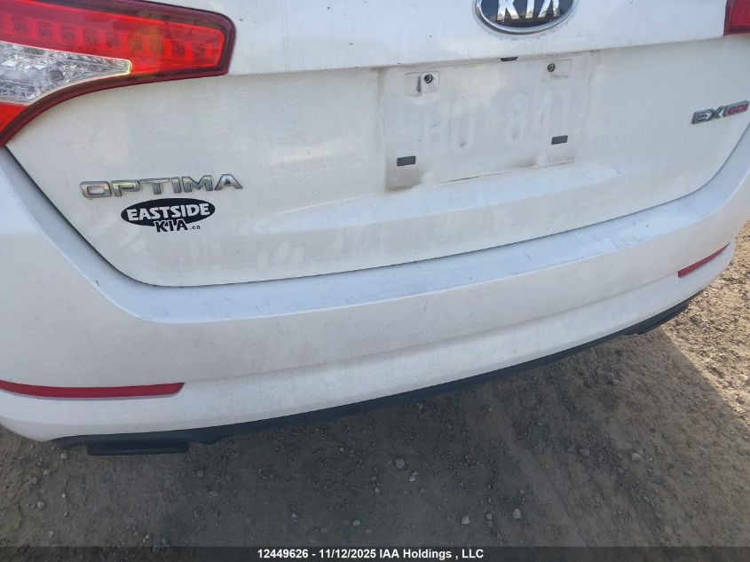 2012 Kia Optima Ex/Ex Luxury/Ex+ VIN: KNAGN4A73C5247018 Lot: 12449626