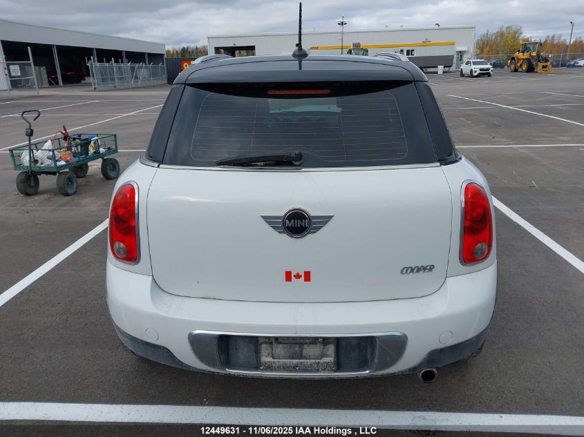 2011 Mini Cooper Countryman VIN: WMWZB3C57BWM29028 Lot: 12449631