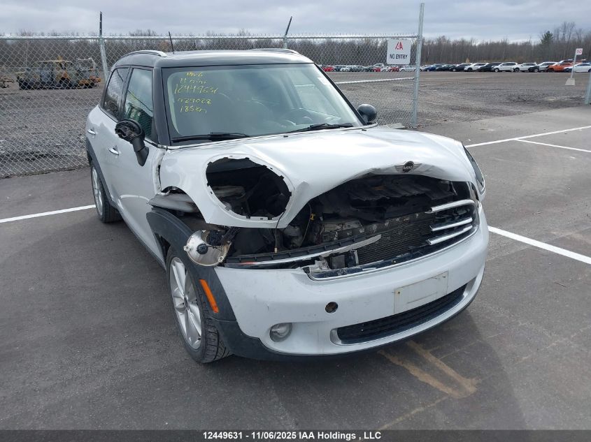 2011 Mini Cooper Countryman VIN: WMWZB3C57BWM29028 Lot: 12449631