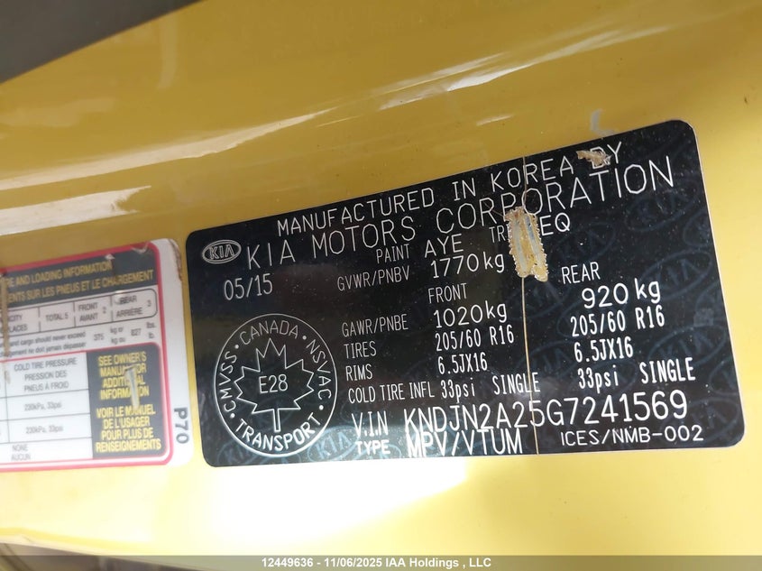 KNDJN2A25G7241569 2016 KIA SOUL photo no. 9