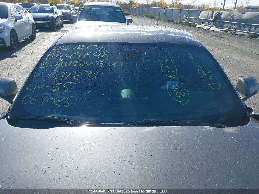 2021 Ford Mustang Gt VIN: 1FA6P8CF9M5124271 Lot: 12449648
