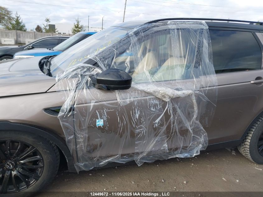 2016 Land Rover Discovery Sport Hse Luxury VIN: SALCT2BG9GH544785 Lot: 12449672