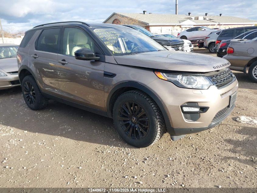 SALCT2BG9GH544785 2016 Land Rover Discovery Sport Hse Luxury auction photo 1
