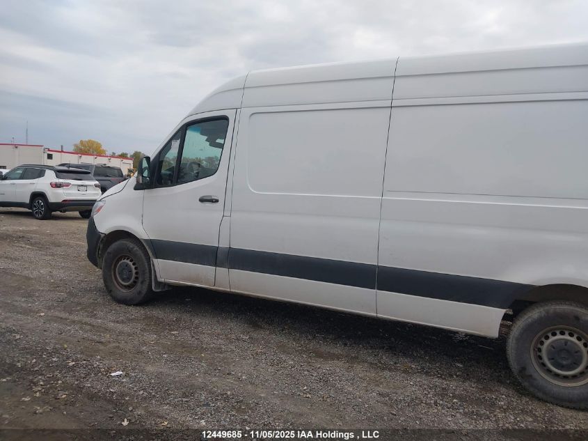 2022 Mercedes-Benz Sprinter 2500 VIN: W1Y4DCHY2NP452186 Lot: 12449685