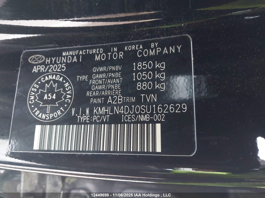 KMHLN4DJ0SU162629 2025 HYUNDAI ELANTRA photo no. 18