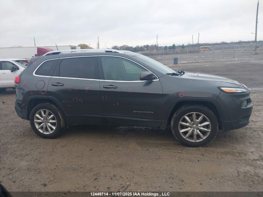 2016 Jeep Cherokee Limited VIN: 1C4PJMDS5GW192358 Lot: 12449714