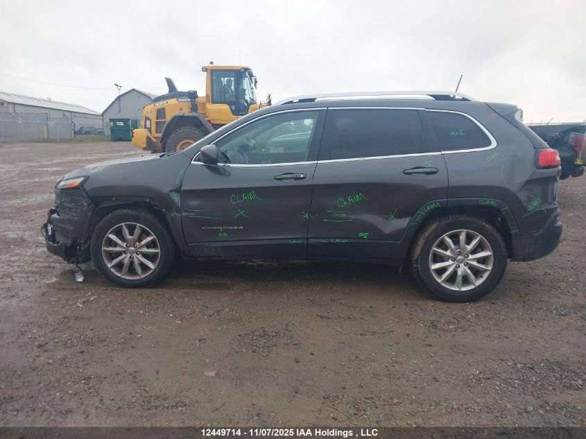 2016 Jeep Cherokee Limited VIN: 1C4PJMDS5GW192358 Lot: 12449714