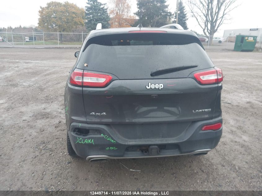 2016 Jeep Cherokee Limited VIN: 1C4PJMDS5GW192358 Lot: 12449714