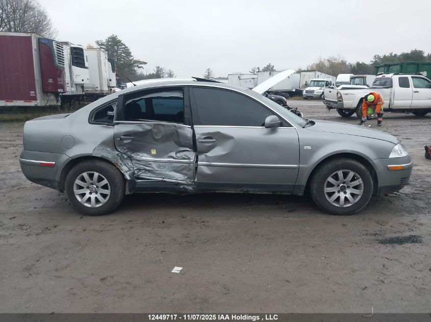 2002 Volkswagen Passat Gls VIN: WVWPH63B52P115131 Lot: 12449717